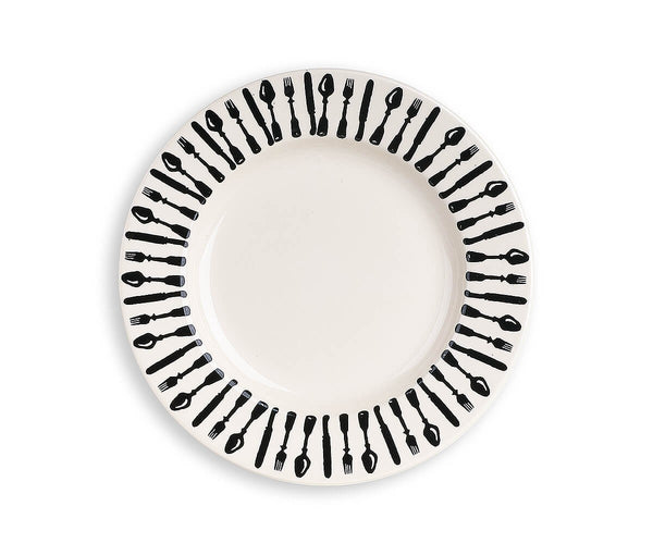 KNIVES & FORKS 8.5" PLATE