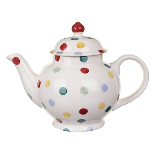 Polka Dot 4 Mug Teapot Boxed