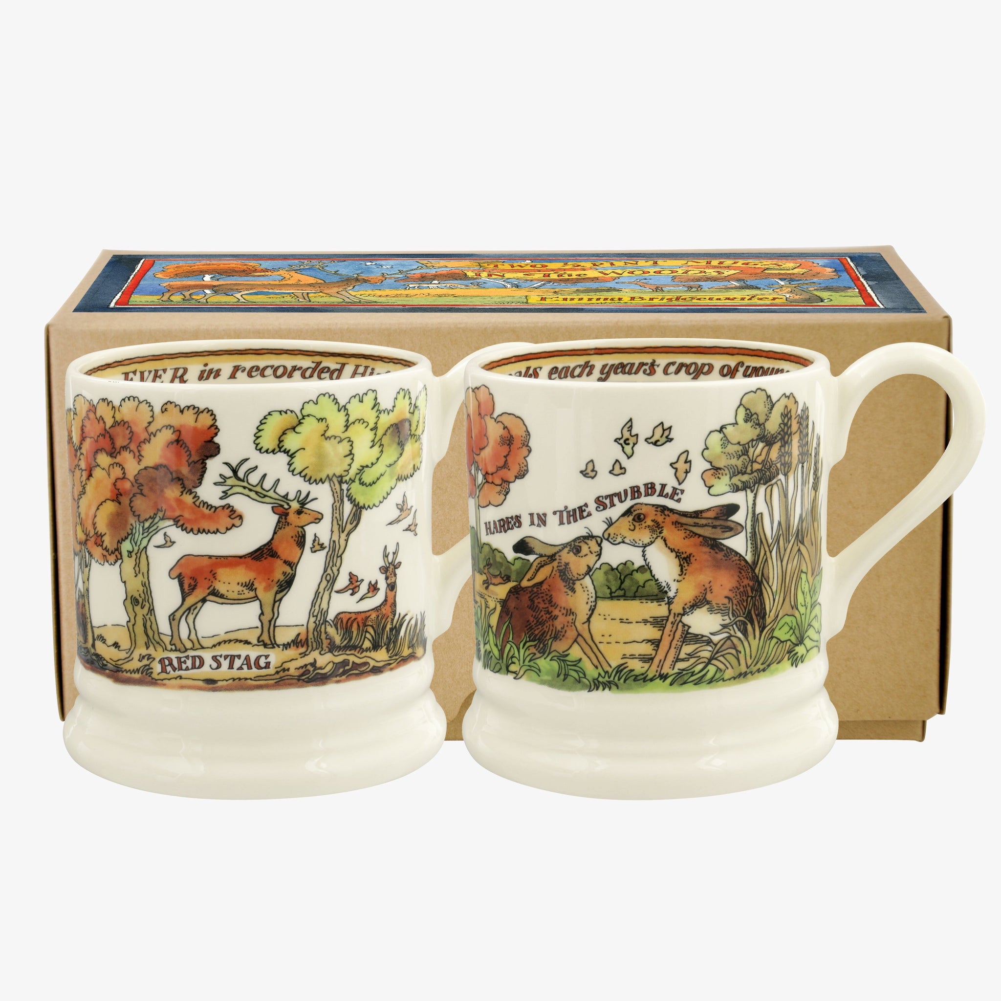 In The Woods 2-1/2 Pint Mugs Boxed