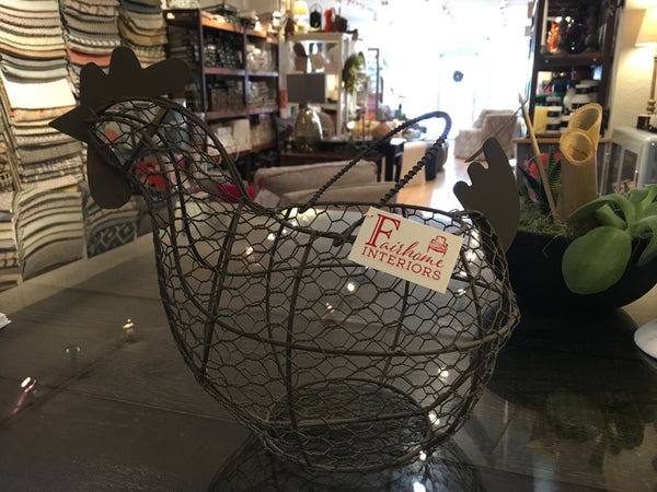Wire chicken basket